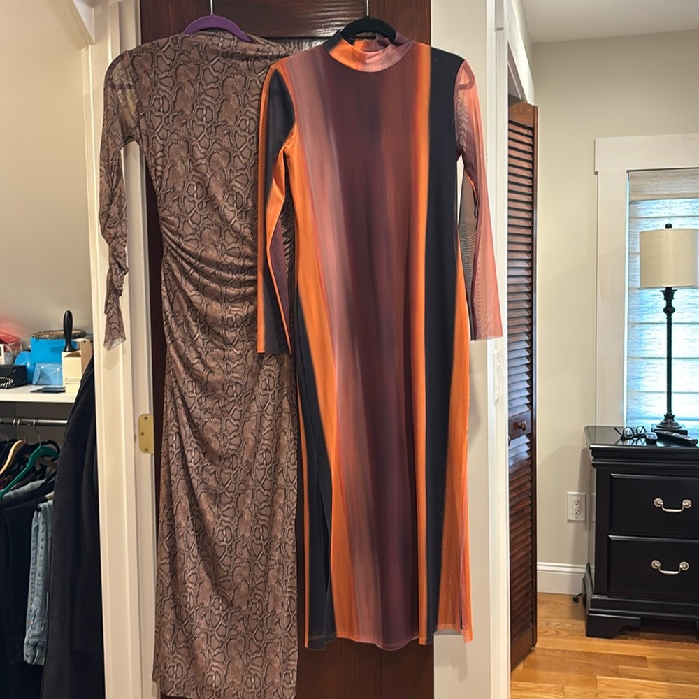 Gorgeous slinky dresses 2 for 1